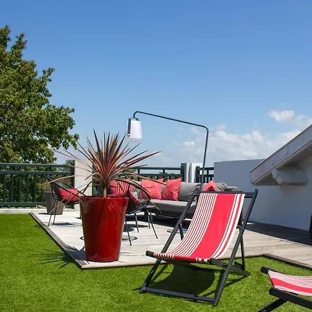 Guestreadyu - Design Duplex Terrace Huge Terrace Overlooking Biarritz At 180 Degrees!